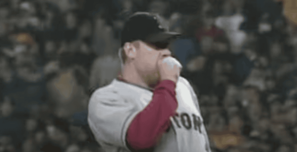 Curt Schilling in action, a key figure among Hall of Fame pitchers overlooked for Cy Young.